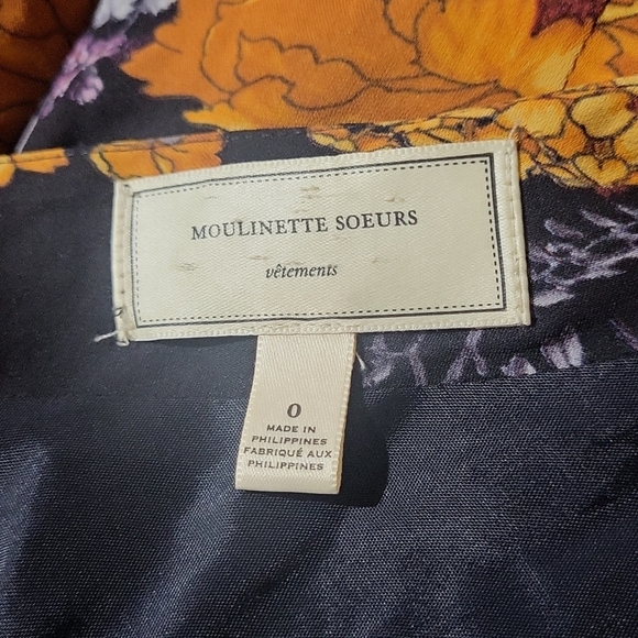 Anthropologie Silk Enbee Floral Jumpsuit Womens 0 XS Flawless - Picture 5 of 16